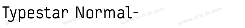 Typestar Normal字体转换